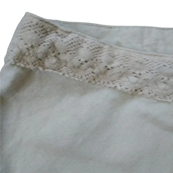 Vero Moda Linen Midi  Skirt, Lace, Bow, 36 (L) - Picture 3 of 7
